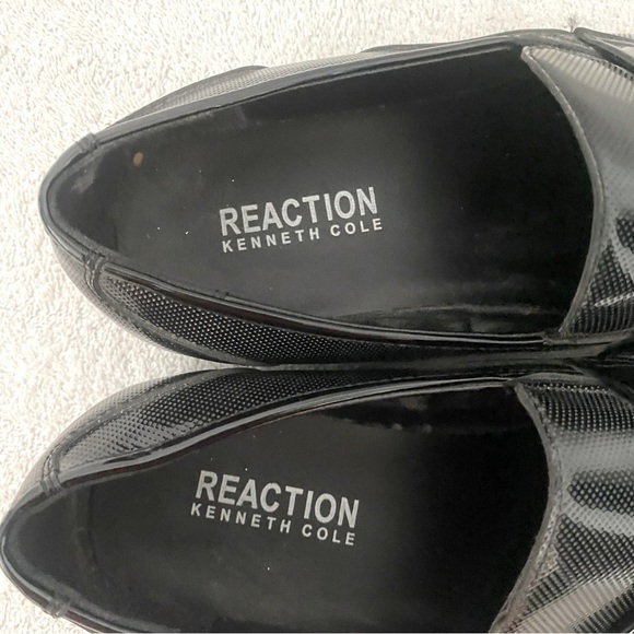 Kenneth Cole Reaction Men's Paxon Slip-Ons Black Size 9W Design 211962 EUC - Picture 3 of 7